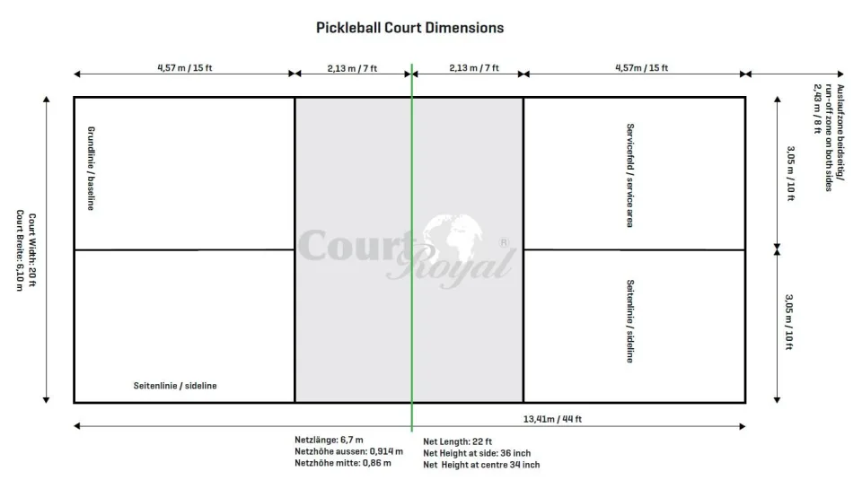 Pickleball Net System Court Royal — 3